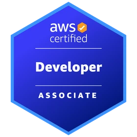 AWS Certified Developer – Associate issued badge.