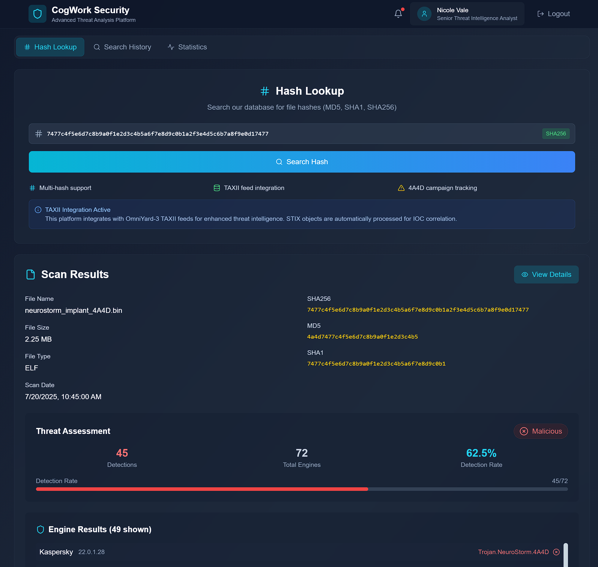 Search Query SHA-256