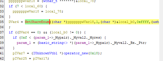 NetShareEnum presence