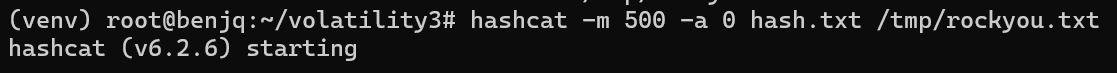 hashcat start