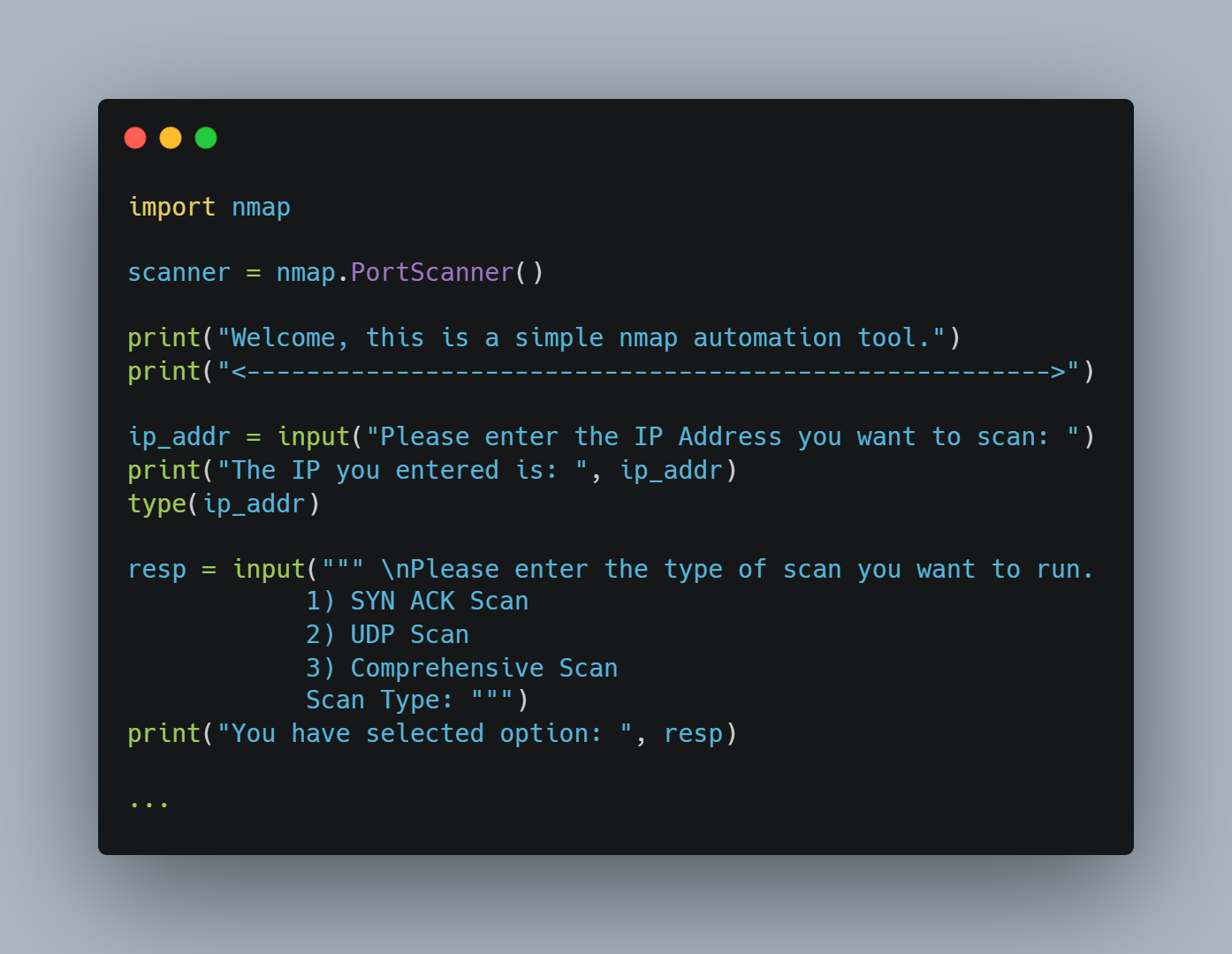 Nmap Scanner