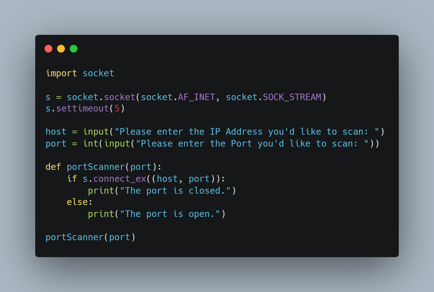 Port Scanner