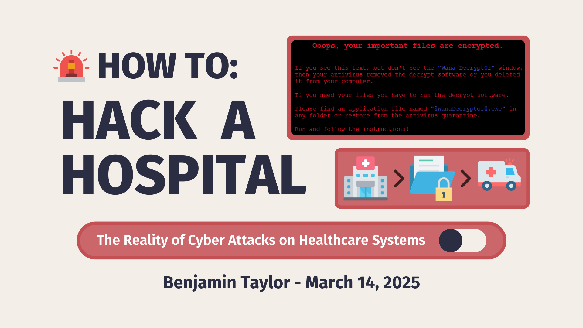 Healthcare Cybersecurity